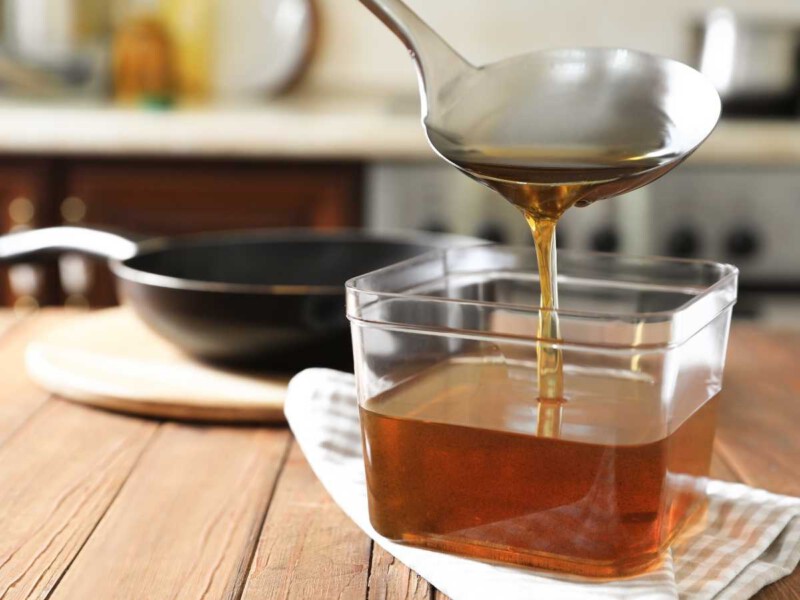 reutilizar aceite de cocina