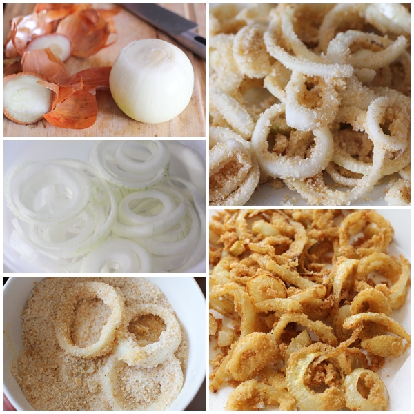 Onion rings step by step