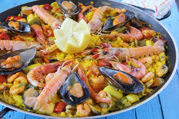 Paella de marisco, receta paso a paso - PequeRecetas