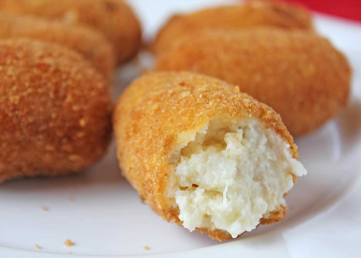 masa croquetas de bacalao