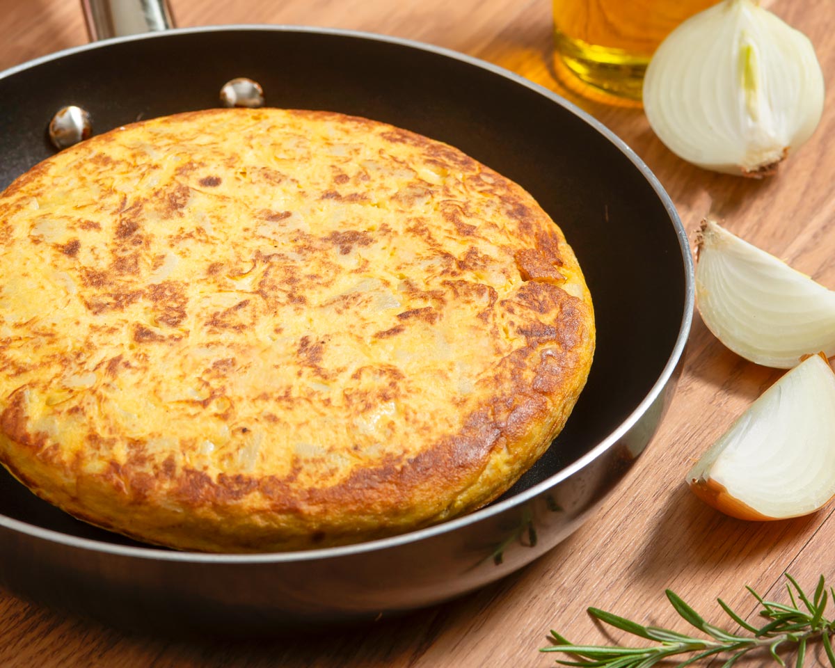potato omelette with onion traditional recipe