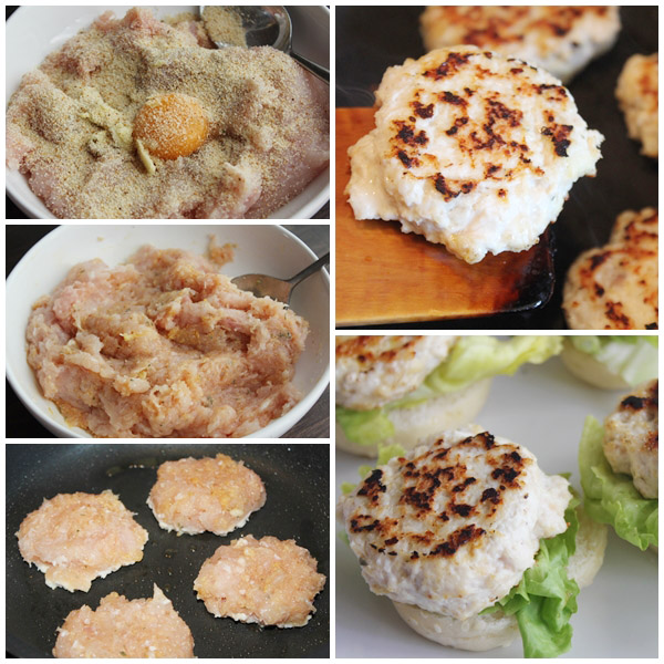 how to make chicken burgers