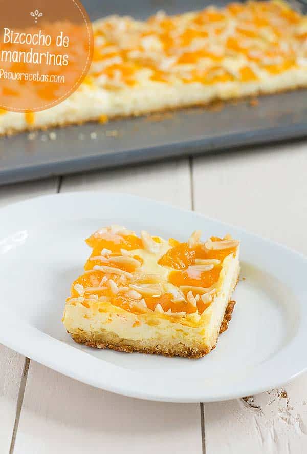 receta de bizcocho de mandarina y queso fresco