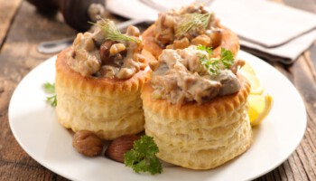 volovanes caseros de hojaldre receta