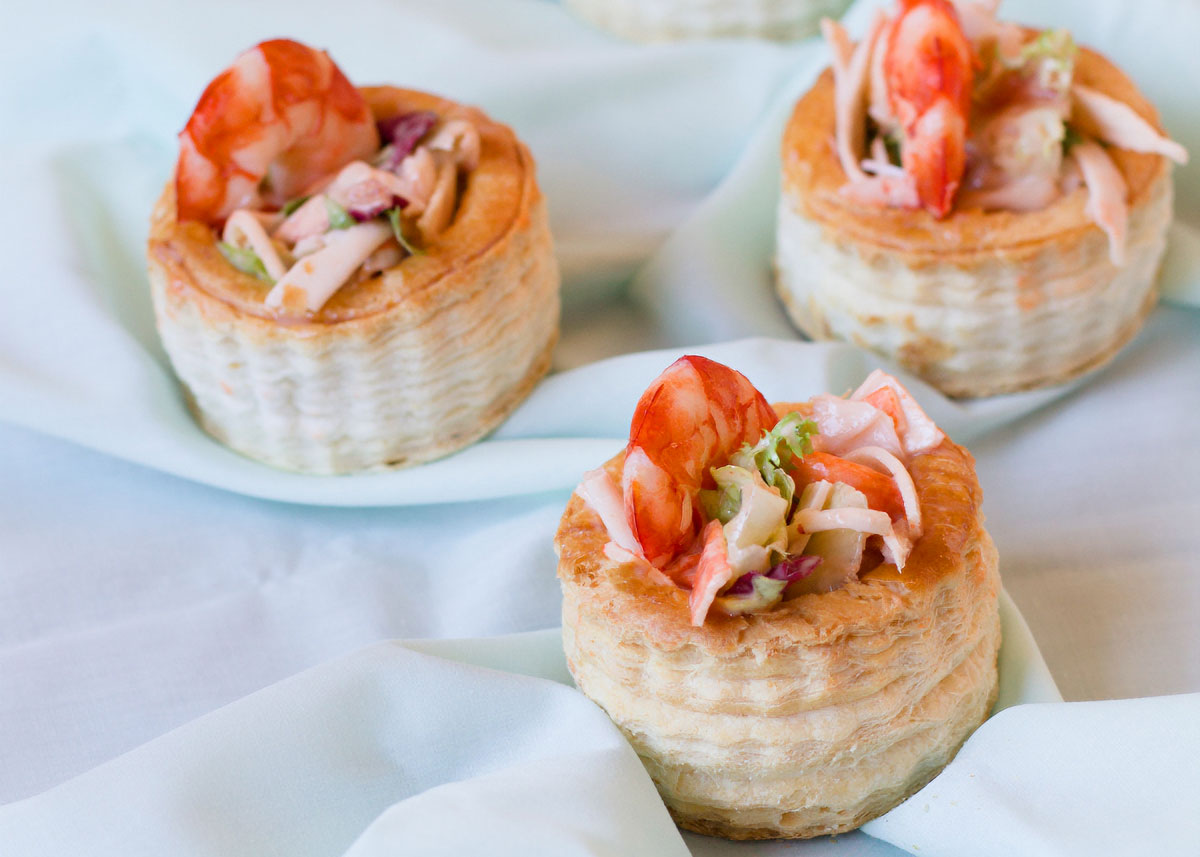 Volovanes de marisco (receta fácil)