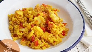 Rice with cod recipe