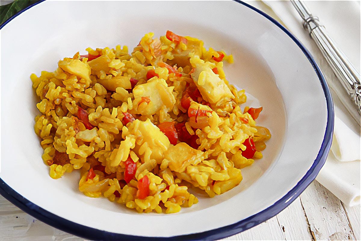 Arroz con bacalao (receta tradicional andaluza)