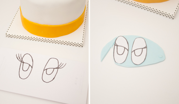 Tutorial para hacer una tarta fondant de Daisy