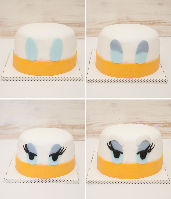 Tarta fondant de Daisy fácil