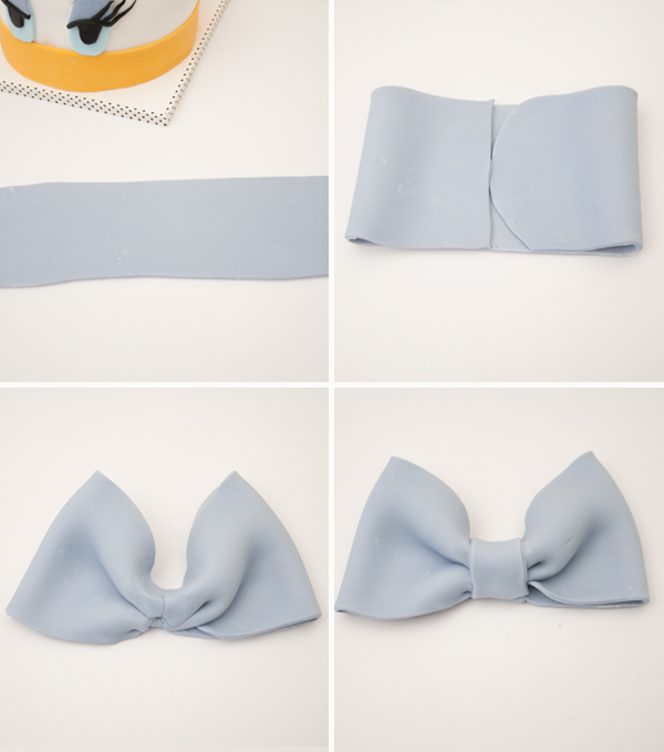 Tarta fondant de Daisy sencilla