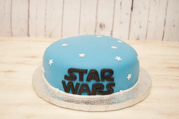 Tutorial de tarta de cumpleaños de Star Wars