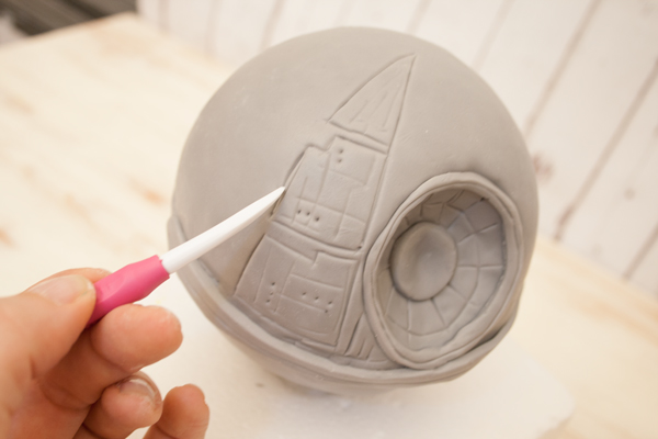 Tarta fondant fácil de Star Wars