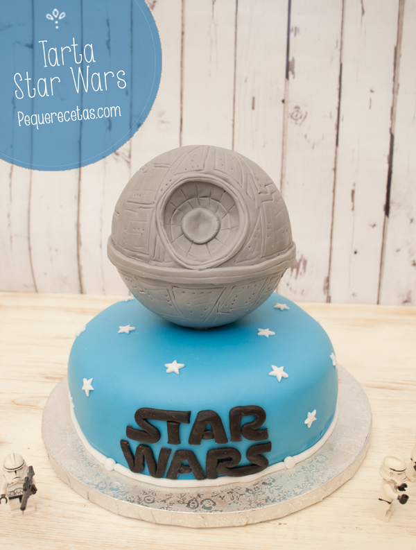 Tarta Star Wars fácil con fondant