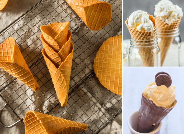 homemade ice cream cones recipe
