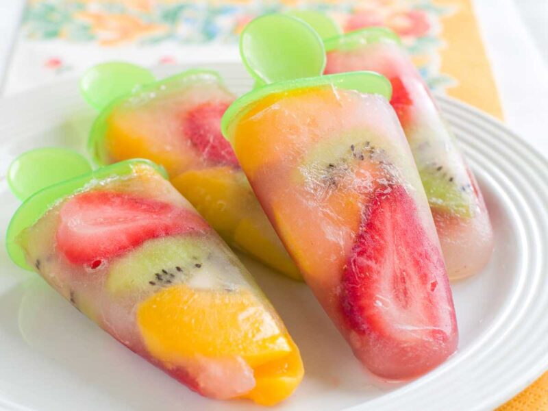 polos de frutas 8 Helados caseros de polo originales polos de frutas