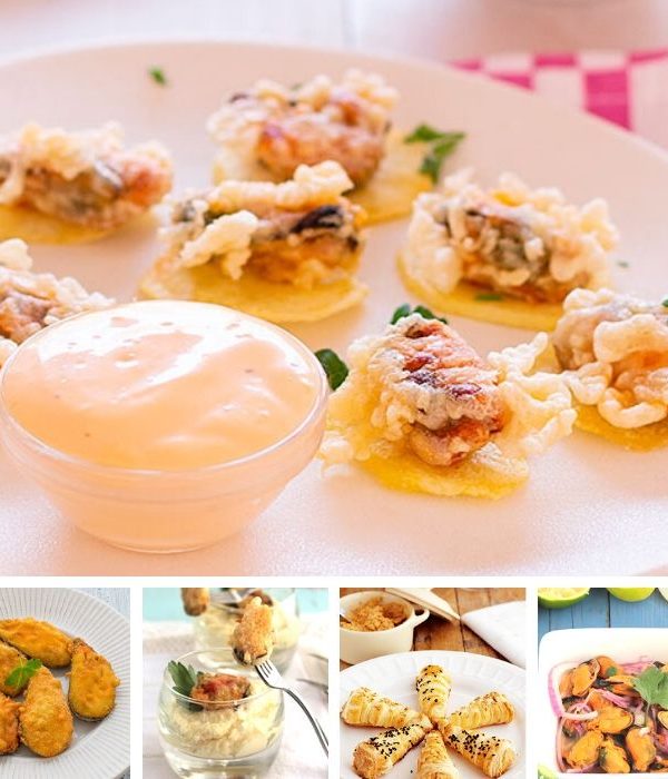 aperitivos con mejillones