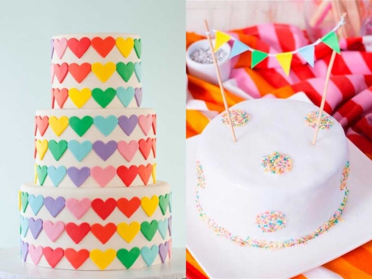 decoración de tartas de cumpleaños caseras