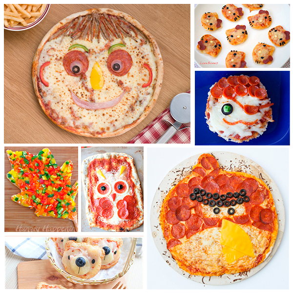Recetas de pizzas para niños
