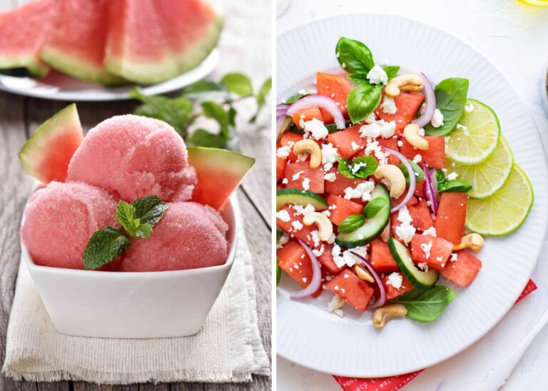 recetas con sandía dulces y saladas