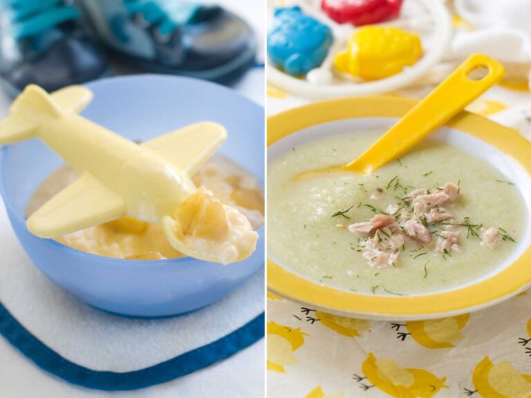 purés para bebés caseros recetas