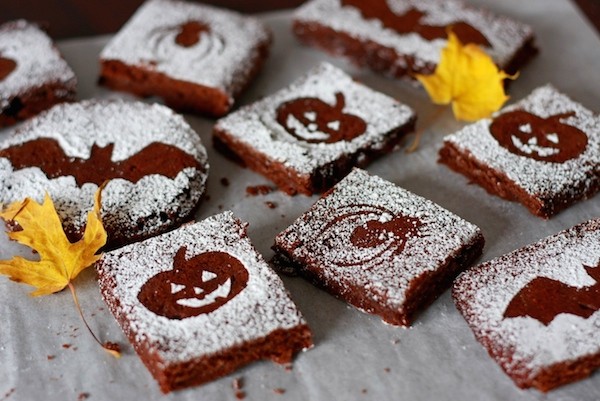 Recetas e Halloween, brownies