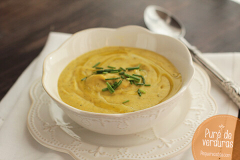 Puré de verduras, ¡sano y delicioso! - PequeRecetas