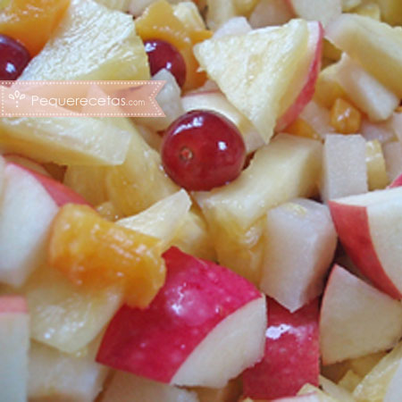 Papillote, frutas al papillote