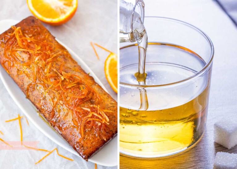 almibar para bizcochos y tartas receta