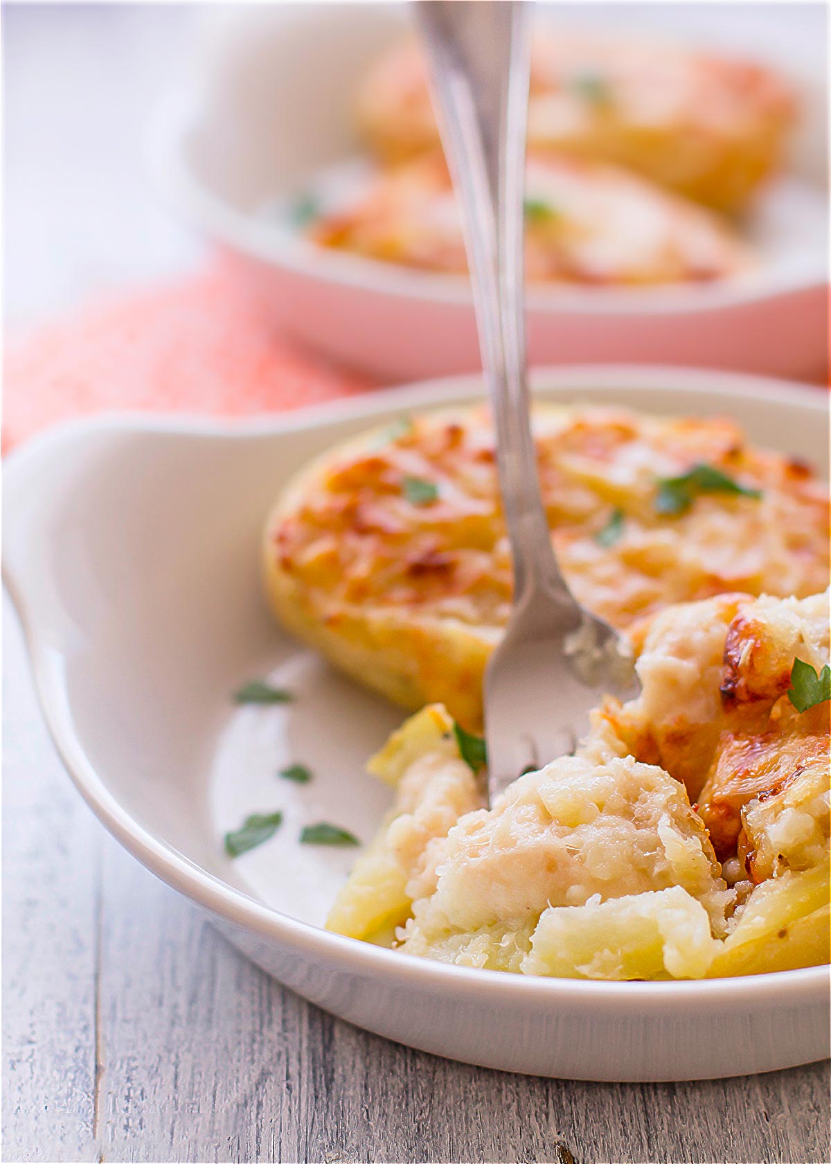 como hacer patatas rellenas de atún al horno