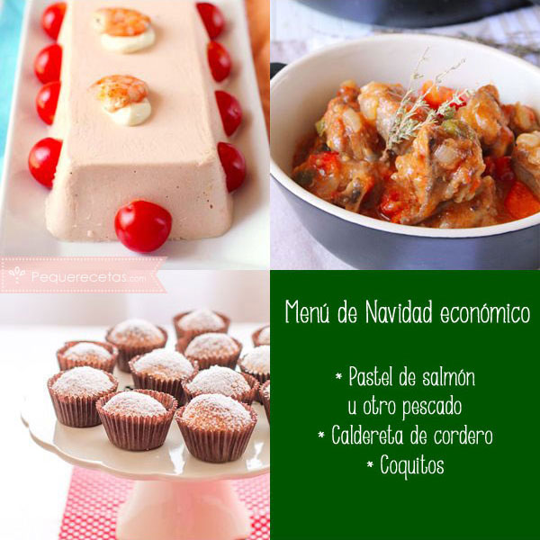 Menú de Navidad económico con cordero