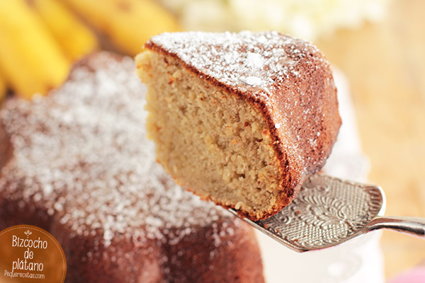 Bizcocho platano receta