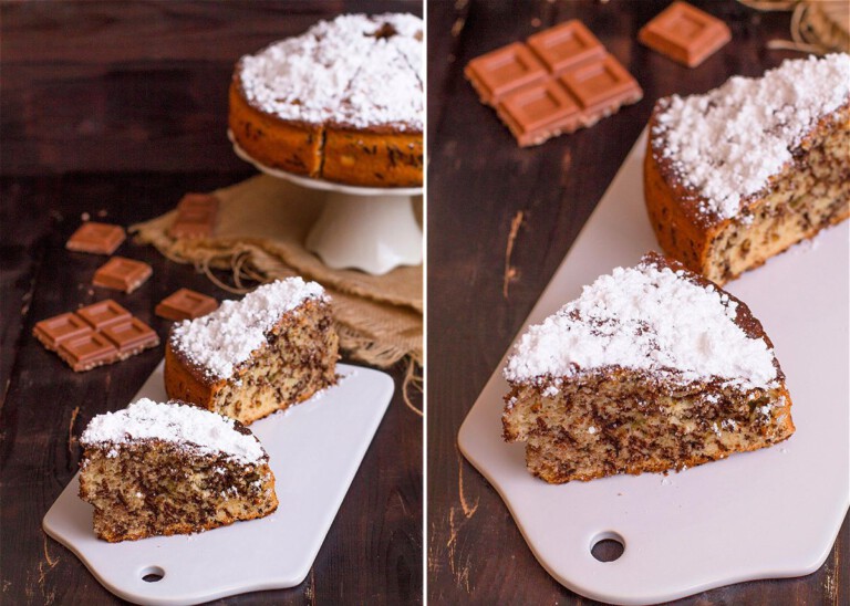 bizcocho con pepitas de chocolate receta