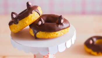 donuts de calabaza con chocolate receta