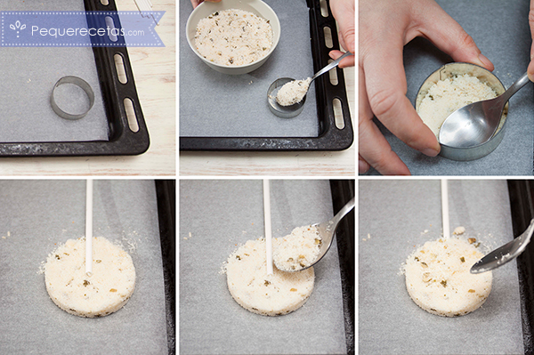 como hacer piruletas de queso
