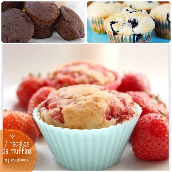 7 recetas de muffins caseros