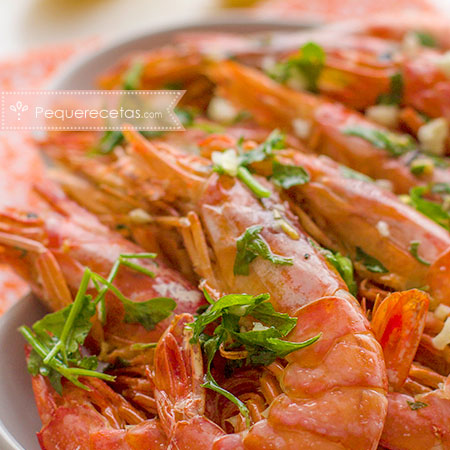 Langostinos al horno para el Día de la Madre