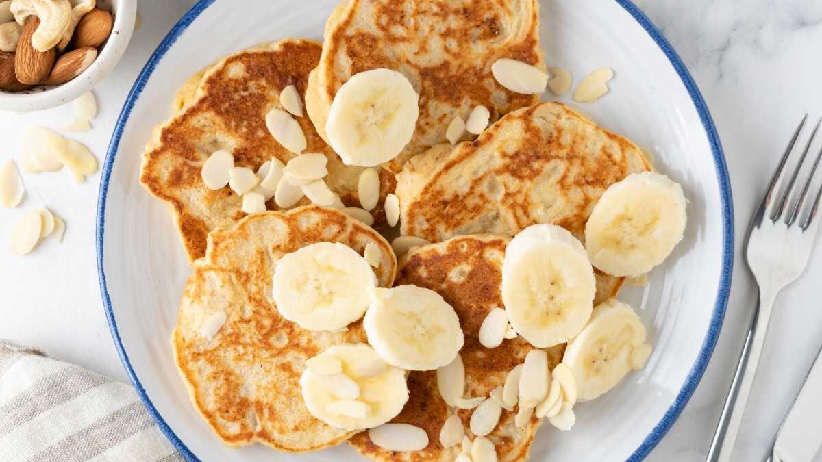 tortitas de plátano sin gluten