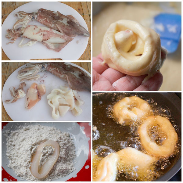 ingredientes calamares a la romana