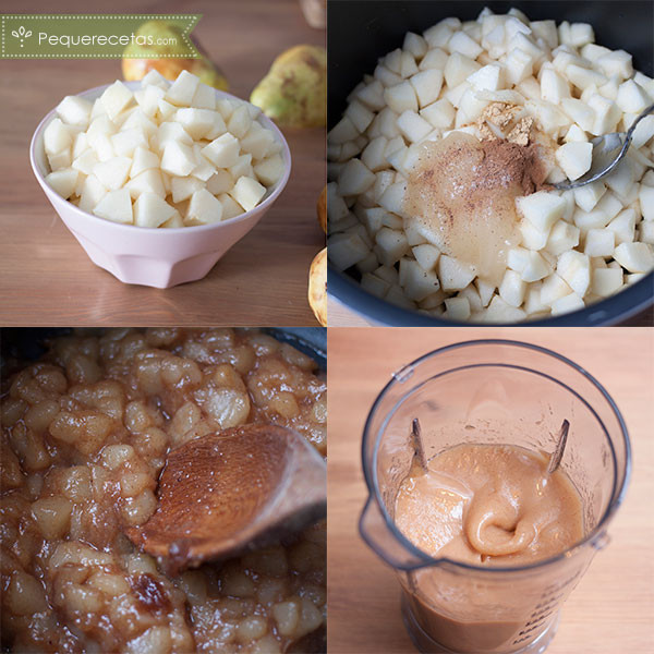 Mermelada casera de pera paso a paso