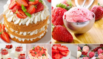 desserts with strawberries