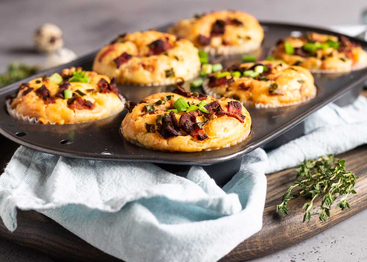 Muffins salados (3 recetas fáciles para una cena original) PequeRecetas