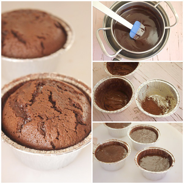 Coulant de chocolate casero (receta fácil para hacer un volcán de chocolate)  - PequeRecetas