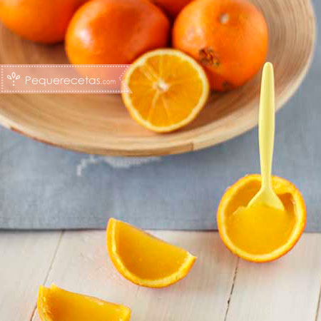 Recetas con frutas: naranjas en gelatina