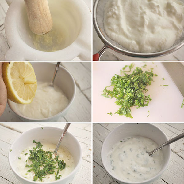 como hacer salsa de yogur