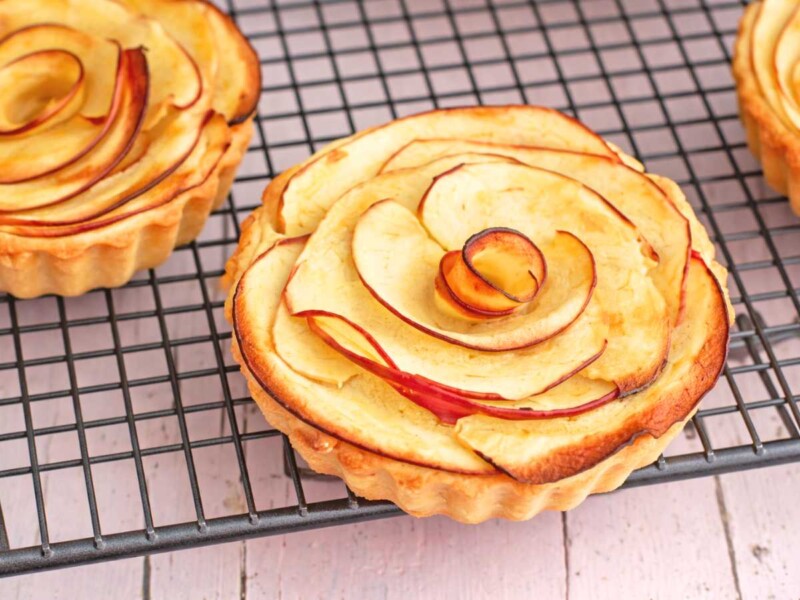 tartaletas de manzana al horno