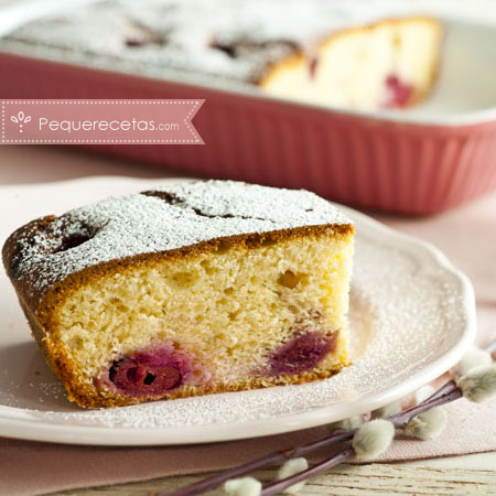 Bizcochos de frutas: de cerezas