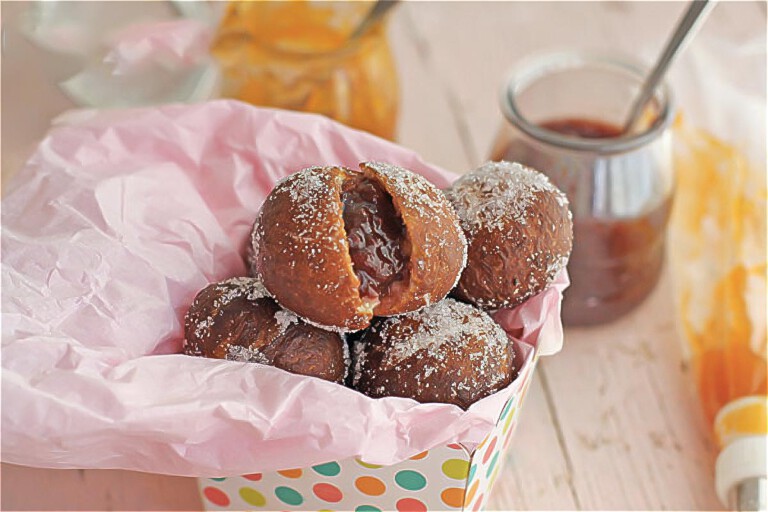 donuts rellenos receta