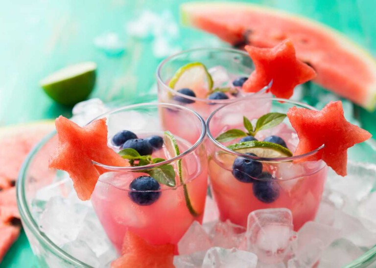 limonada rosa con sandia