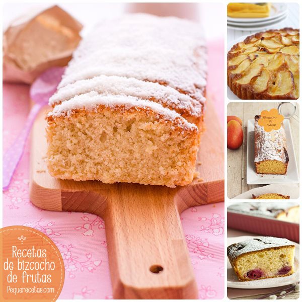 Recetas de bizcochos de frutas