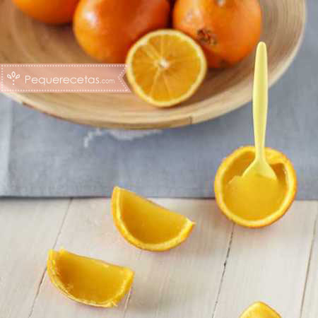 Postres con naranja: gelatina